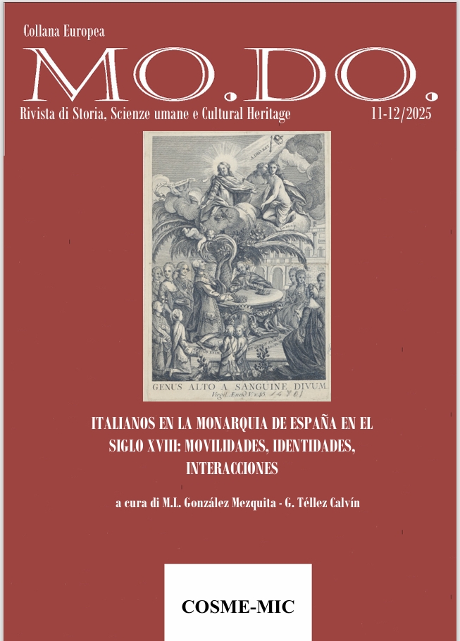 ITALIANOS EN LA MONARQUIA DE ESPAÑA EN EL SIGLO XVIII: MOVILIDADES, IDENTIDADES, INTERACCIONES
